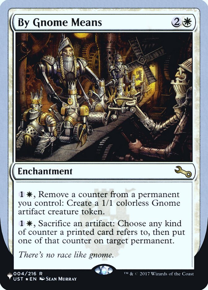 By Gnome Means (Unfinity Foil Edition) [The List] | Cracking-Singles