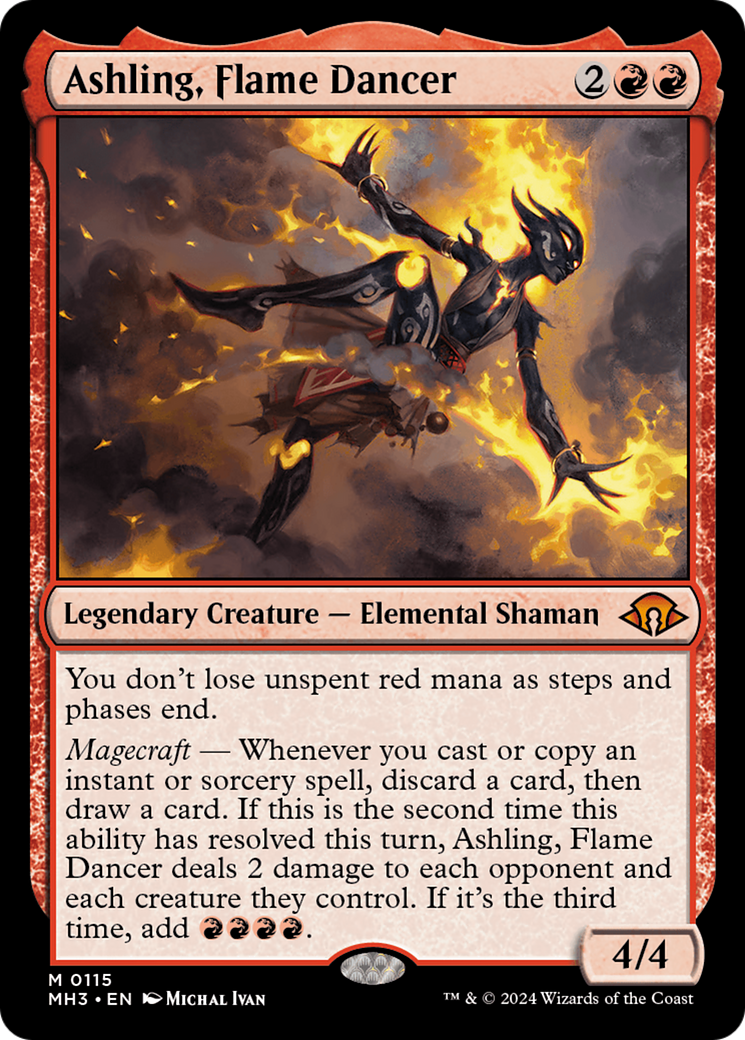 Ashling, Flame Dancer [Modern Horizons 3] | Cracking-Singles