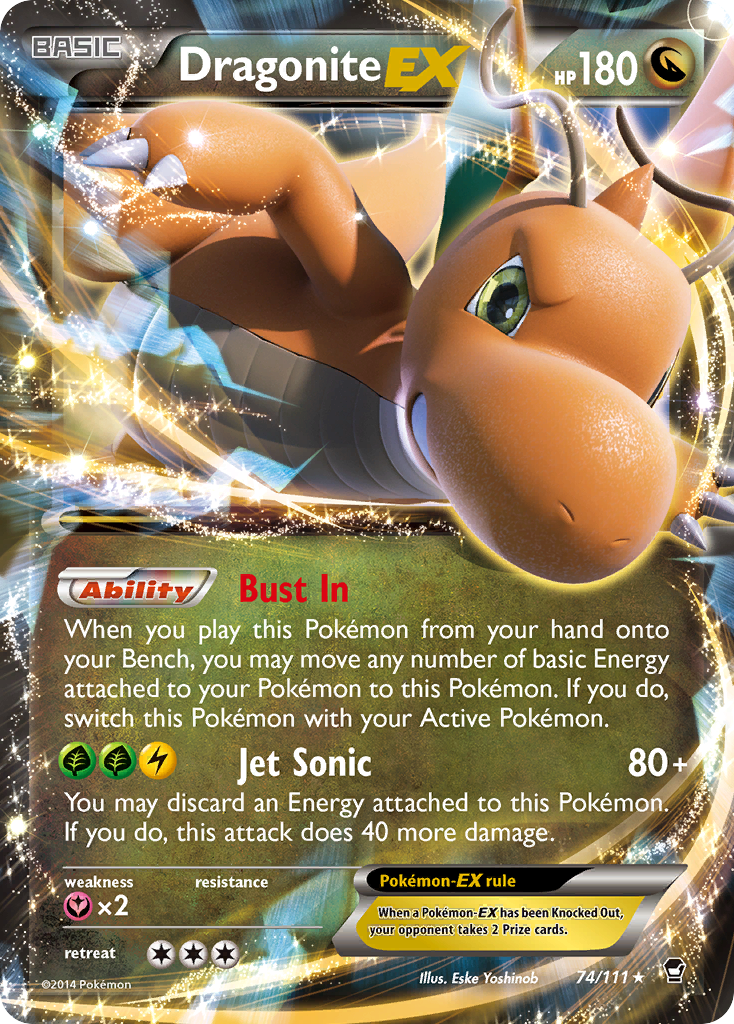 Dragonite EX (74/111) [XY: Furious Fists] | Cracking-Singles