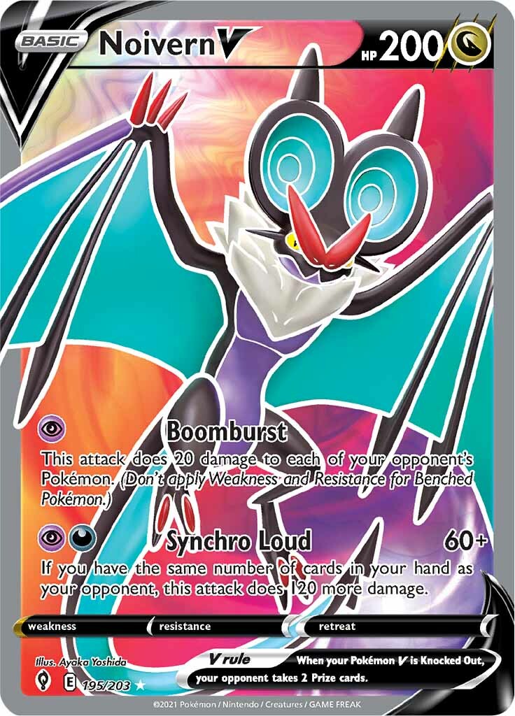 Noivern V (195/203) [Sword & Shield: Evolving Skies] | Cracking-Singles