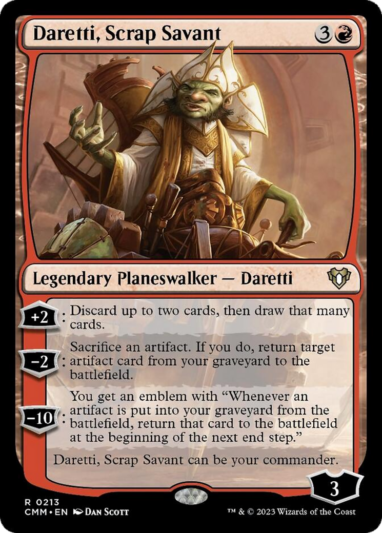 Daretti, Scrap Savant [Commander Masters] | Cracking-Singles