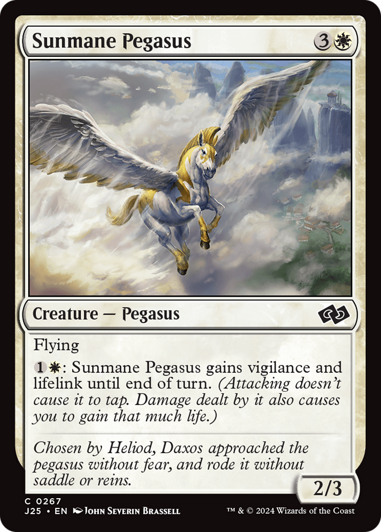 Sunmane Pegasus [Foundations Jumpstart] | Cracking-Singles