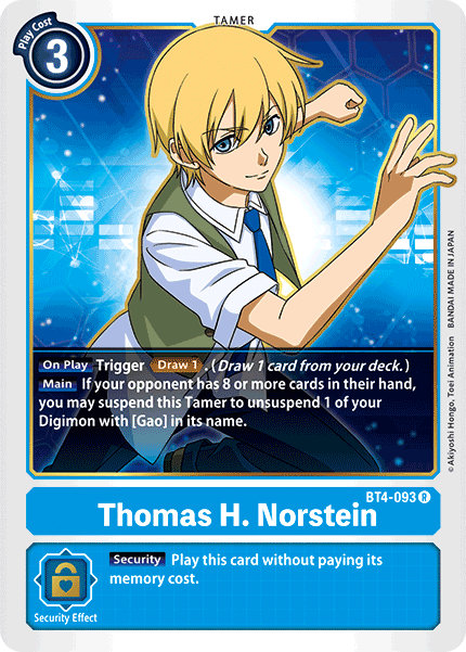 Thomas H. Norstein [BT4-093] [Great Legend] | Cracking-Singles