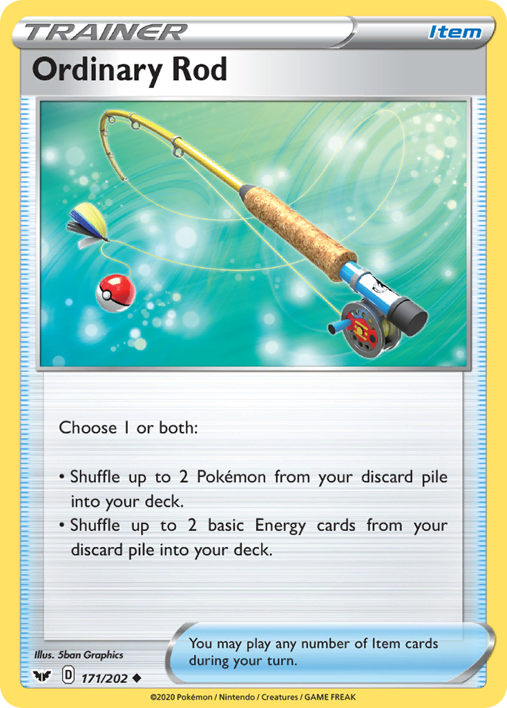 Ordinary Rod (171/202) [Sword & Shield: Base Set] | Cracking-Singles