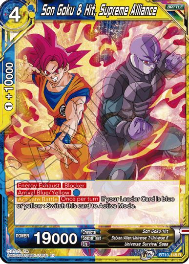 Son Goku & Hit, Supreme Alliance (Event Pack 08) (BT10-145) [Tournament Promotion Cards] | Cracking-Singles