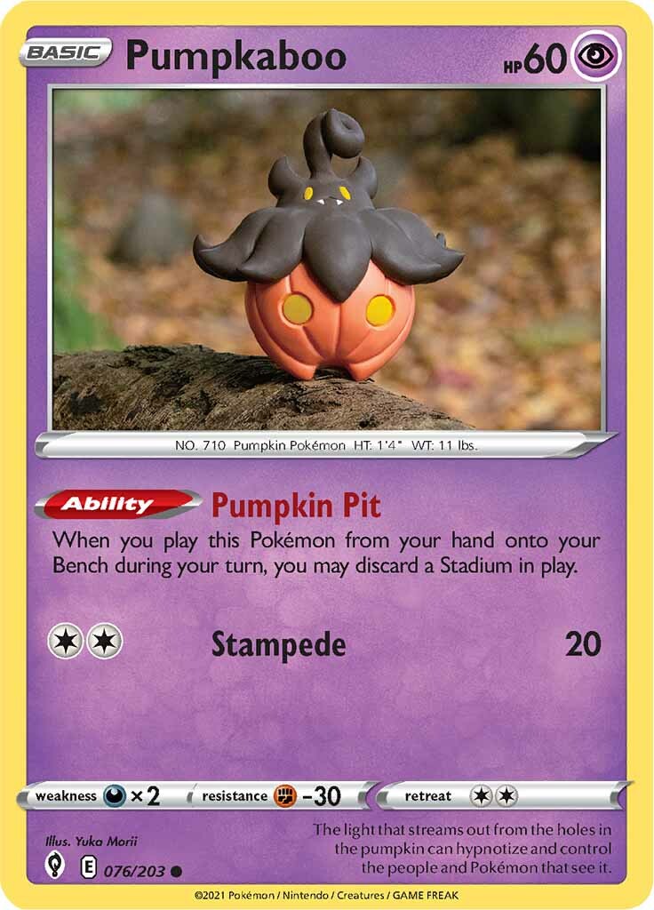 Pumpkaboo (076/203) [Sword & Shield: Evolving Skies] | Cracking-Singles