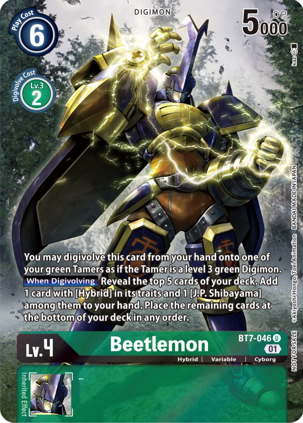 Beetlemon [BT7-046] (2nd Anniversary Frontier Card) [Next Adventure Promos] | Cracking-Singles