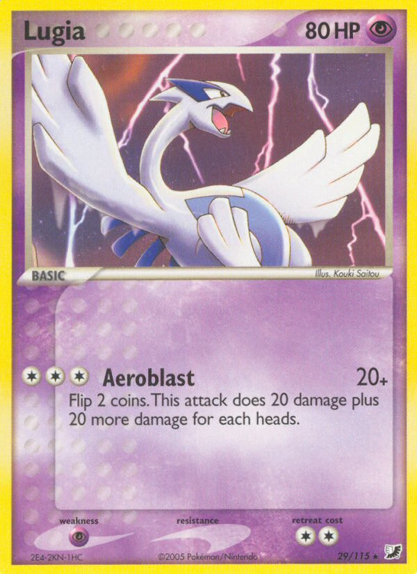 Lugia (29/115) [EX: Unseen Forces] | Cracking-Singles