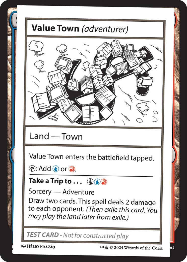 Value Town (adventurer) [Mystery Booster 2 Playtest Cards] | Cracking-Singles