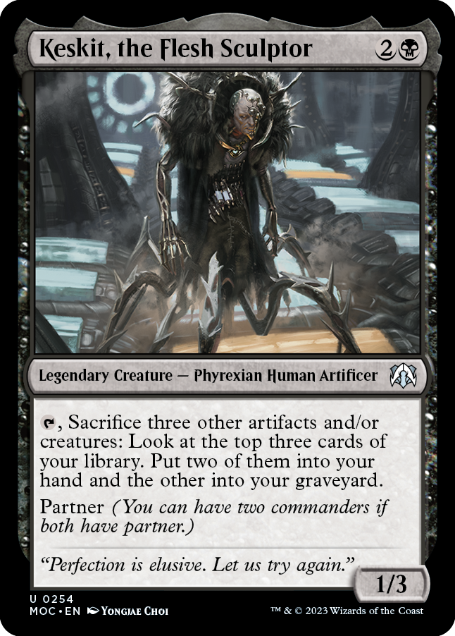 Keskit, the Flesh Sculptor [March of the Machine Commander] | Cracking-Singles