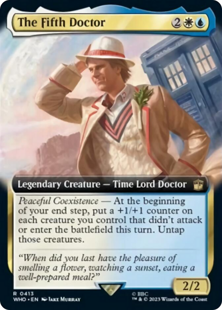 The Fifth Doctor (Extended Art) [Doctor Who] | Cracking-Singles