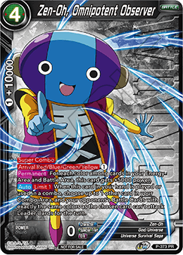 Zen-Oh, Omnipotent Observer (Unison Warrior Series Boost Tournament Pack Vol. 7 - Winner) (P-373) [Tournament Promotion Cards] | Cracking-Singles