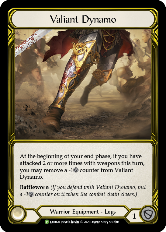 Valiant Dynamo (Golden) [FAB020] (Promo)  Cold Foil | Cracking-Singles