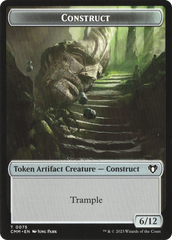 City's Blessing // Construct (0075) Double-Sided Token [Commander Masters Tokens] | Cracking-Singles