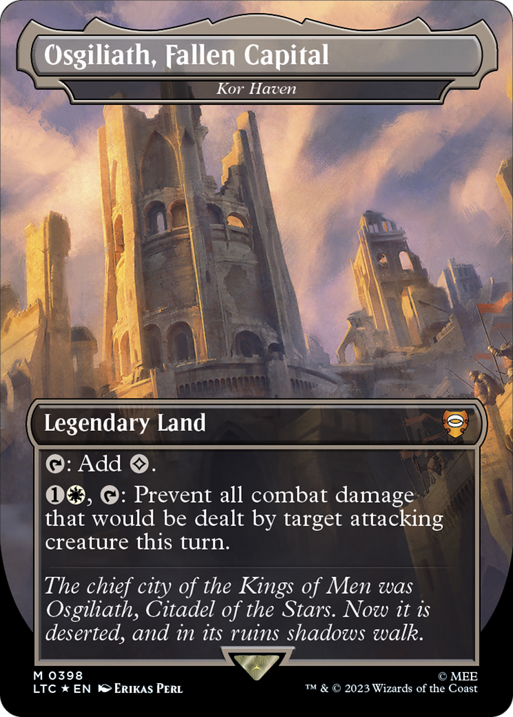 Osgiliath, Fallen Capital - Kor Haven (Surge Foil Realms and Relics) [The Lord of the Rings: Tales of Middle-Earth Commander] | Cracking-Singles