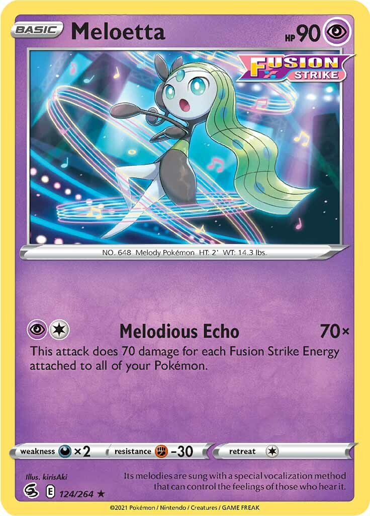 Meloetta (124/264) [Sword & Shield: Fusion Strike] | Cracking-Singles