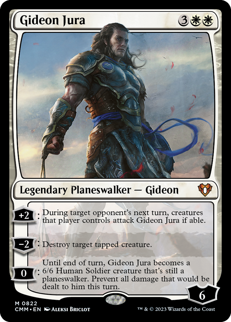 Gideon Jura [Commander Masters] | Cracking-Singles