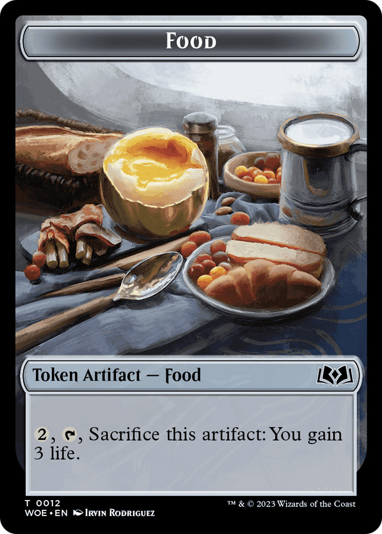 Mouse // Food (0012) Double-Sided Token [Wilds of Eldraine Tokens] | Cracking-Singles