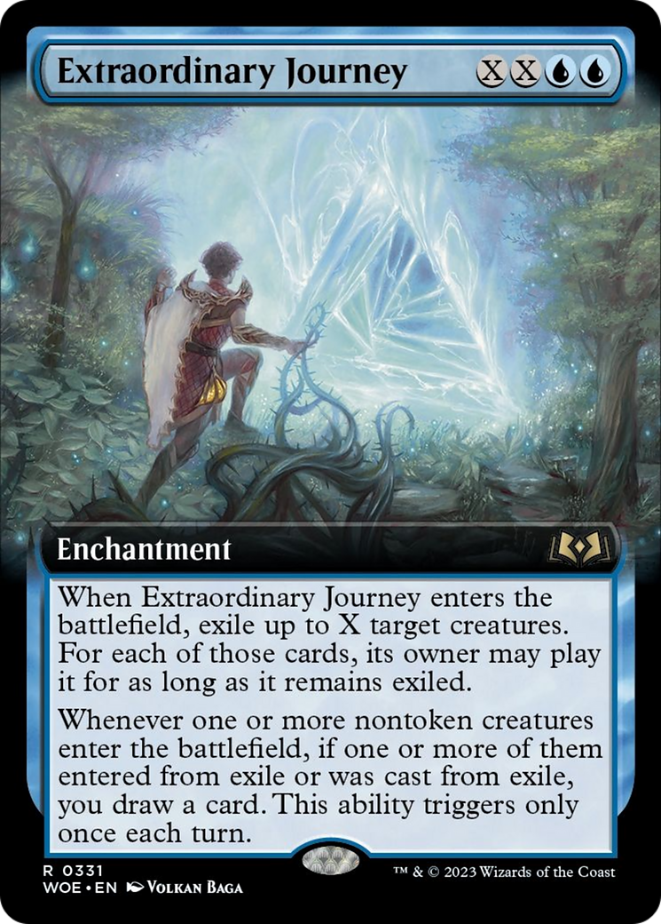 Extraordinary Journey (Extended Art) [Wilds of Eldraine] | Cracking-Singles