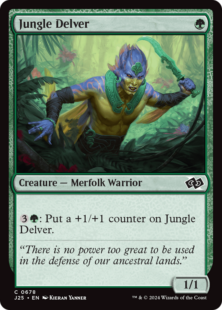 Jungle Delver [Foundations Jumpstart] | Cracking-Singles