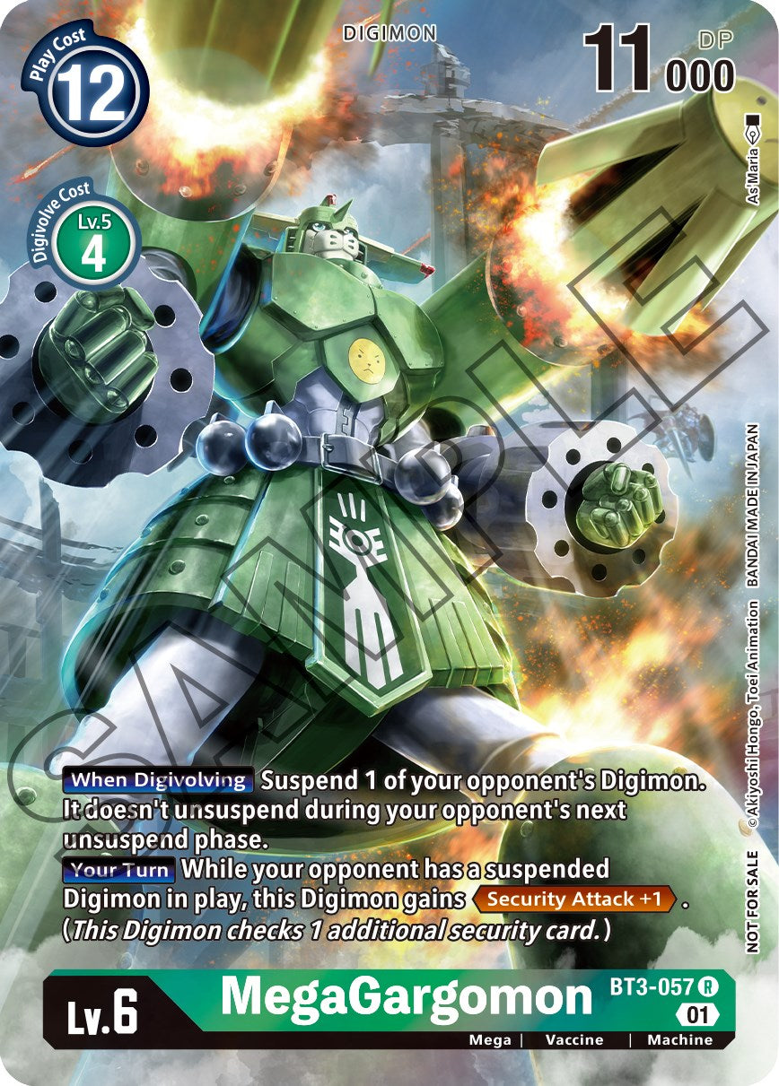 MegaGargomon [BT3-057] (Tamer's Card Set 1) [Release Special Booster Promos] | Cracking-Singles