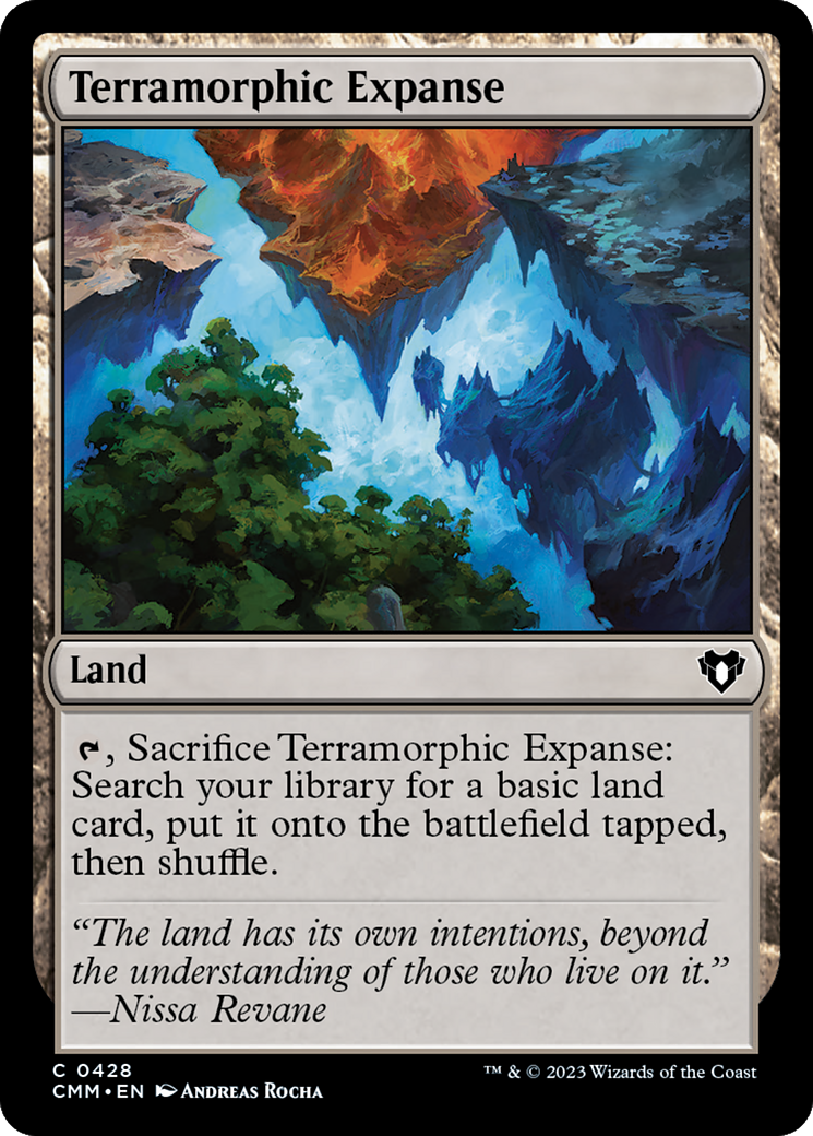 Terramorphic Expanse [Commander Masters] | Cracking-Singles