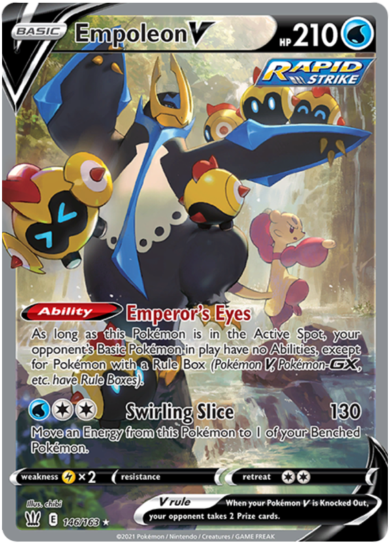 Empoleon V (146/163) [Sword & Shield: Battle Styles] | Cracking-Singles