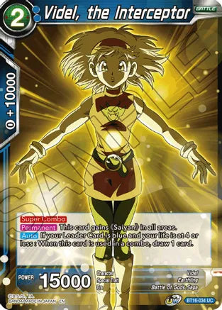 Videl, the Interceptor (BT16-034) [Realm of the Gods] | Cracking-Singles