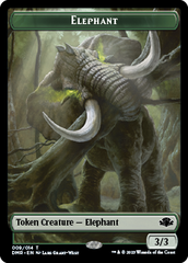 Elephant // Sheep Double-Sided Token [Dominaria Remastered Tokens] | Cracking-Singles