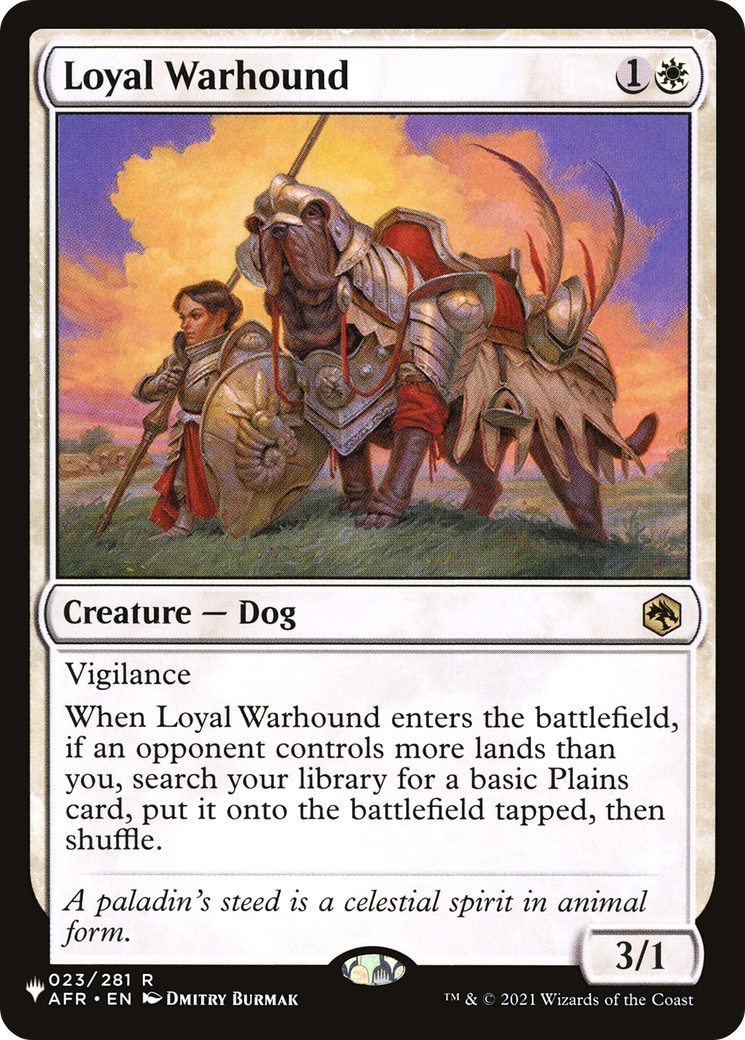 Loyal Warhound [The List] | Cracking-Singles