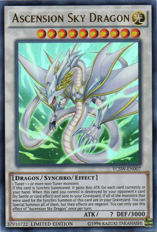 Ascension Sky Dragon [YCSW-EN007] Ultra Rare | Cracking-Singles