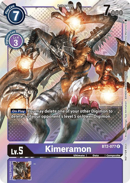 Kimeramon [BT2-077] (Official Tournament Pack Vol.4) [Release Special Booster Promos] | Cracking-Singles