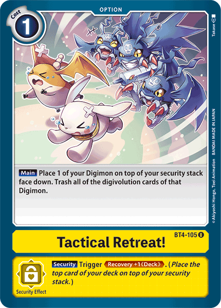 Tactical Retreat! [BT4-105] [Great Legend] | Cracking-Singles