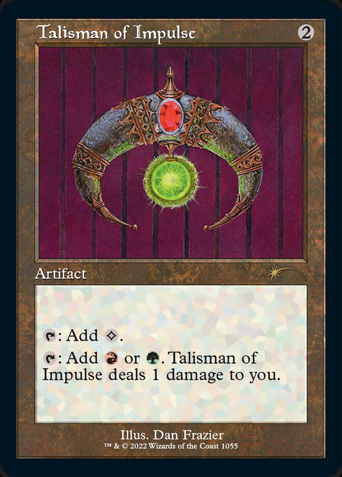 Talisman of Impulse (Foil Etched) [Secret Lair Drop Series] | Cracking-Singles