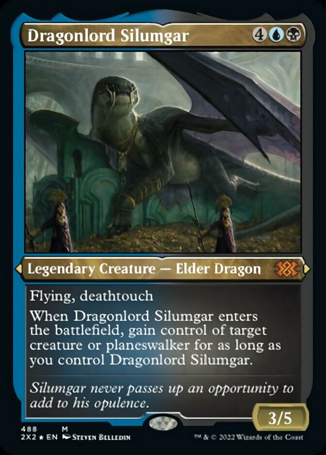 Dragonlord Silumgar (Foil Etched) [Double Masters 2022] | Cracking-Singles