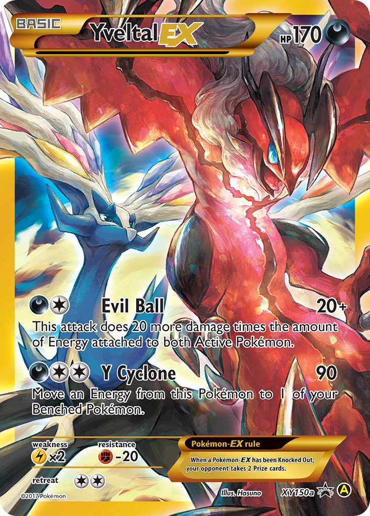 Yveltal EX (XY150a) [Alternate Art Promos] | Cracking-Singles