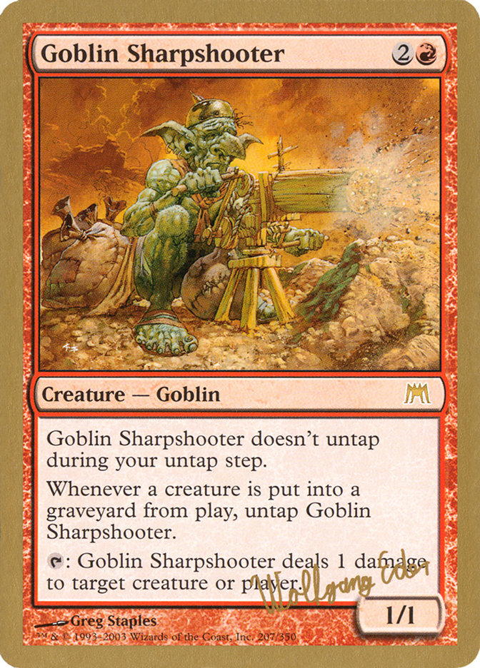 Goblin Sharpshooter (Wolfgang Eder) [World Championship Decks 2003] | Cracking-Singles