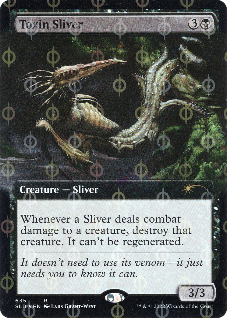 Toxin Sliver (Extended Art) (Step-and-Compleat Foil) [Secret Lair Drop Promos] | Cracking-Singles