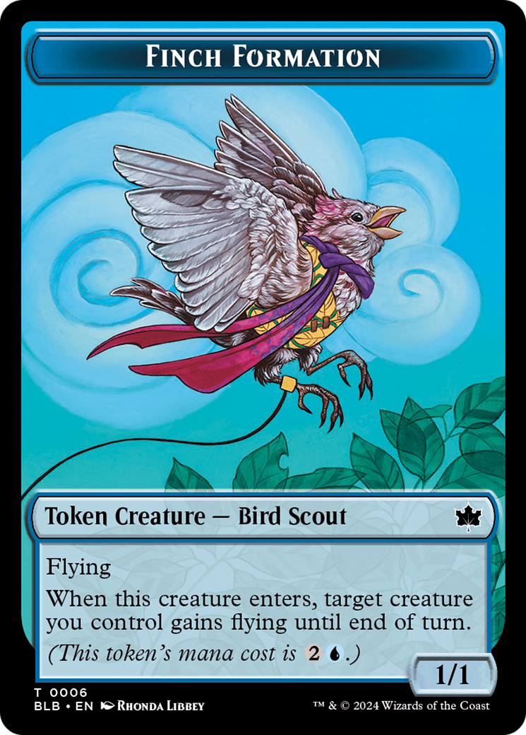 Finch Formation Token [Bloomburrow Tokens] | Cracking-Singles