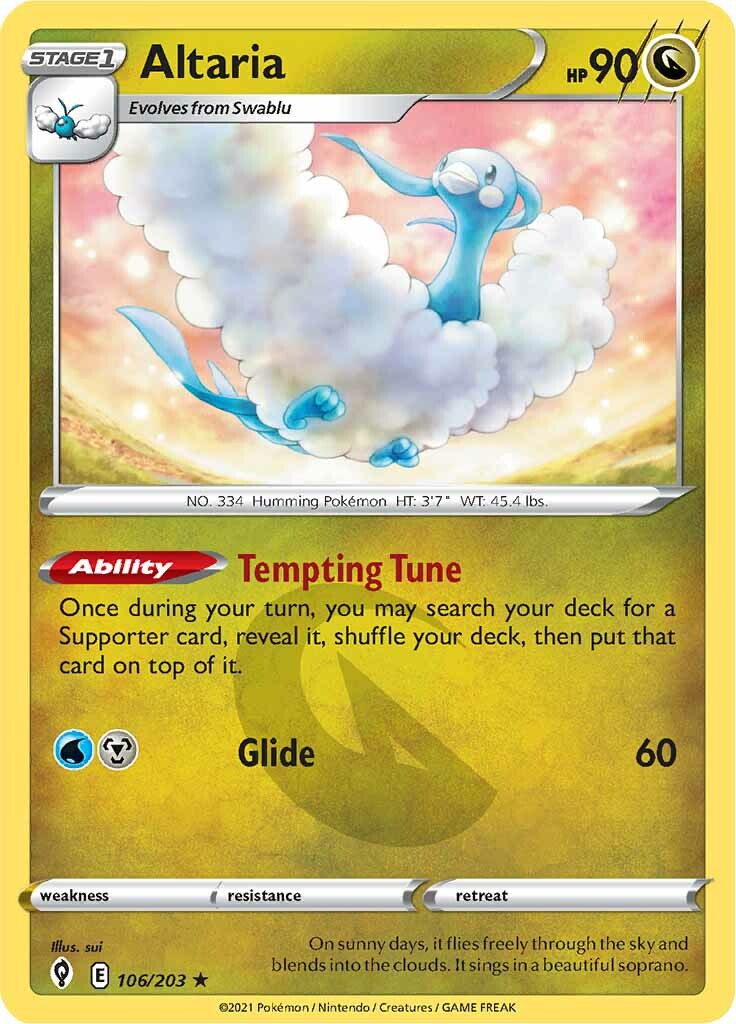 Altaria (106/203) [Sword & Shield: Evolving Skies] | Cracking-Singles