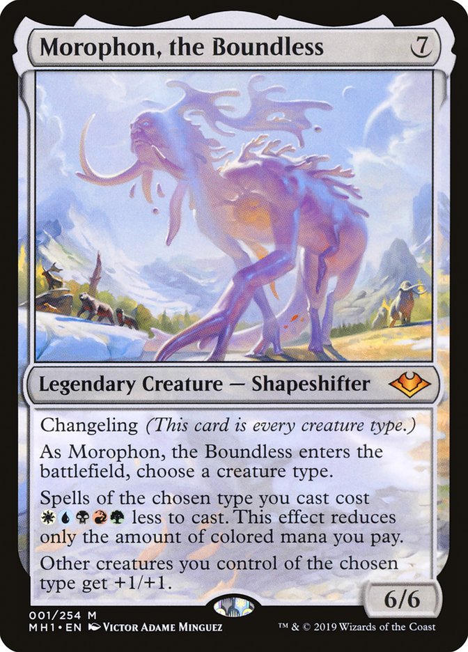 Morophon, the Boundless [Modern Horizons] | Cracking-Singles