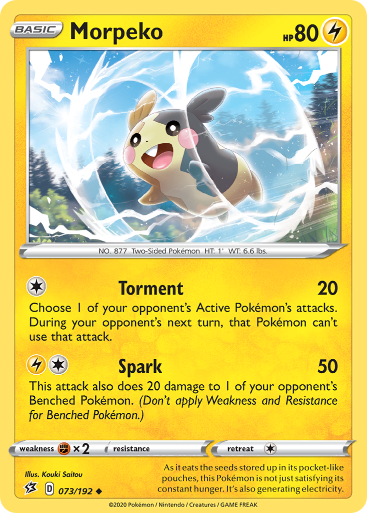 Morpeko (073/192) [Sword & Shield: Rebel Clash] | Cracking-Singles