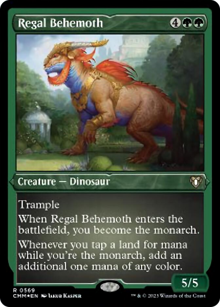 Regal Behemoth (Foil Etched) [Commander Masters] | Cracking-Singles