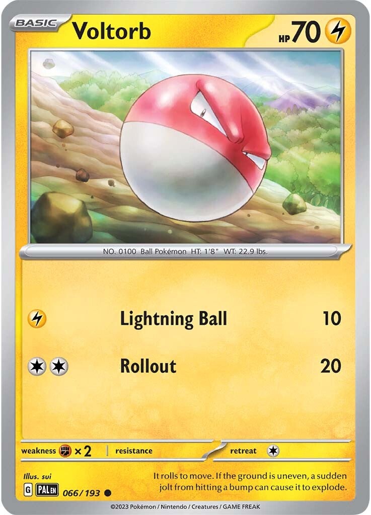 Voltorb (066/193) [Scarlet & Violet: Paldea Evolved] | Cracking-Singles