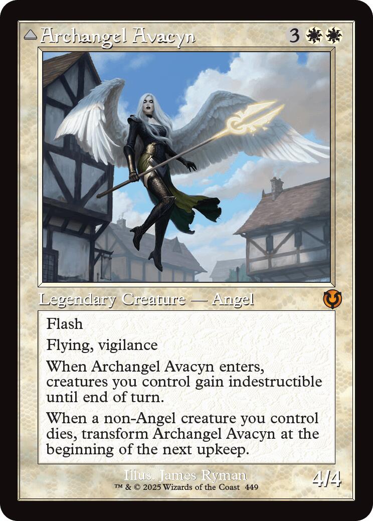 Archangel Avacyn // Avacyn, the Purifier (Retro Frame) [Innistrad Remastered] | Cracking-Singles