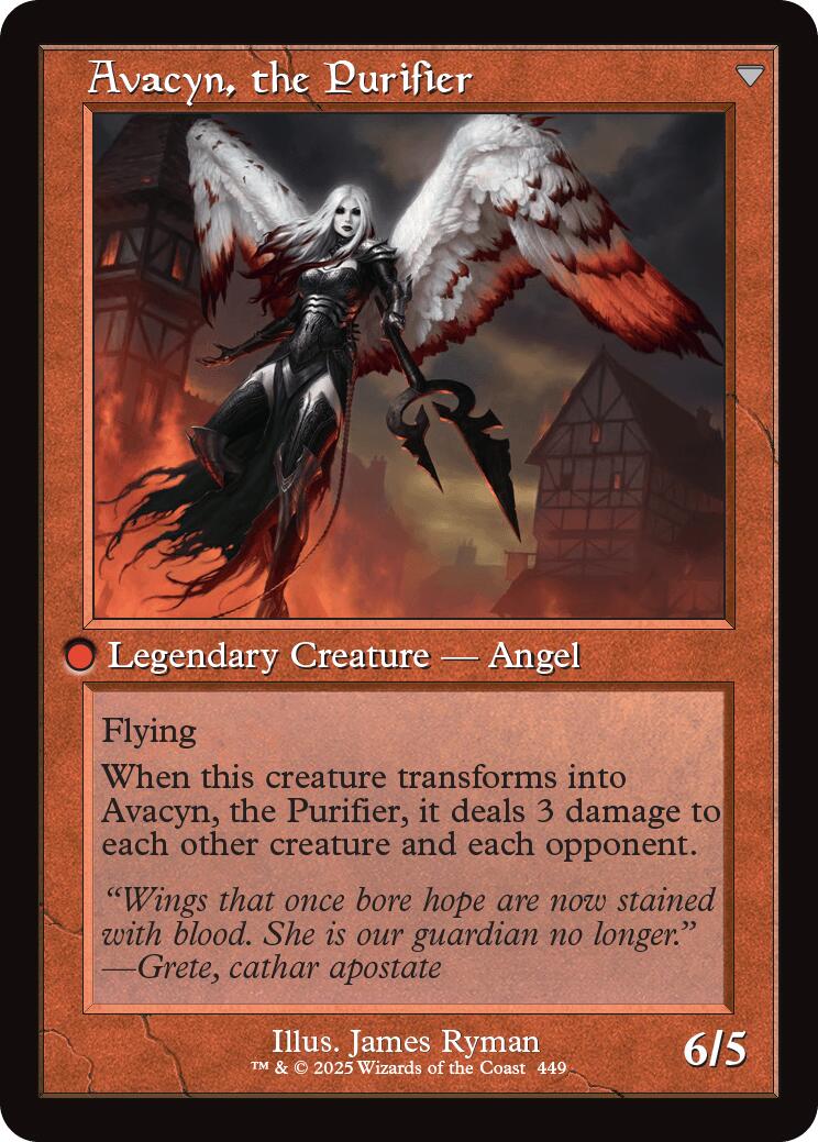 Archangel Avacyn // Avacyn, the Purifier (Retro Frame) [Innistrad Remastered] | Cracking-Singles