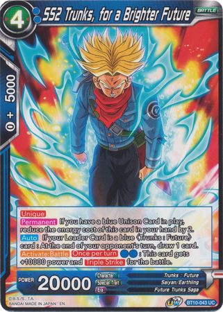 SS2 Trunks, for a Brighter Future (BT10-043) [Rise of the Unison Warrior 2nd Edition] | Cracking-Singles