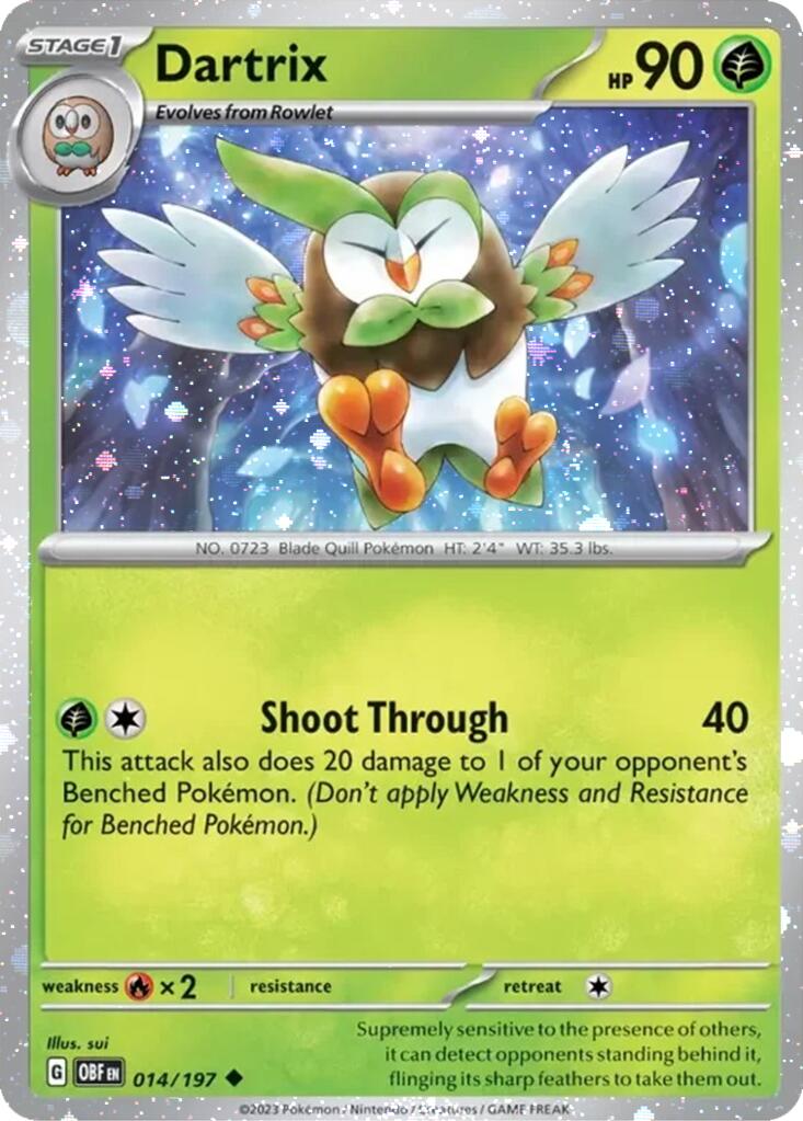 Dartrix (014/197) (Cosmos Holo) [Miscellaneous Cards] | Cracking-Singles