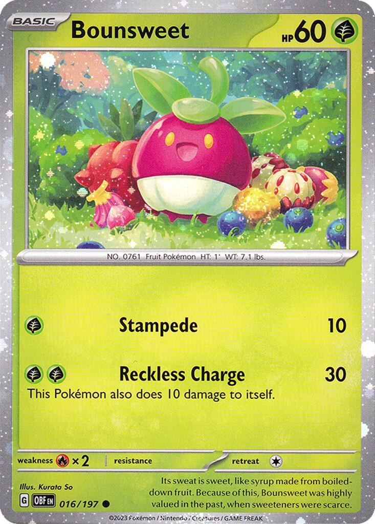 Bounsweet (016/197) (Cosmos Holo) [Miscellaneous Cards] | Cracking-Singles