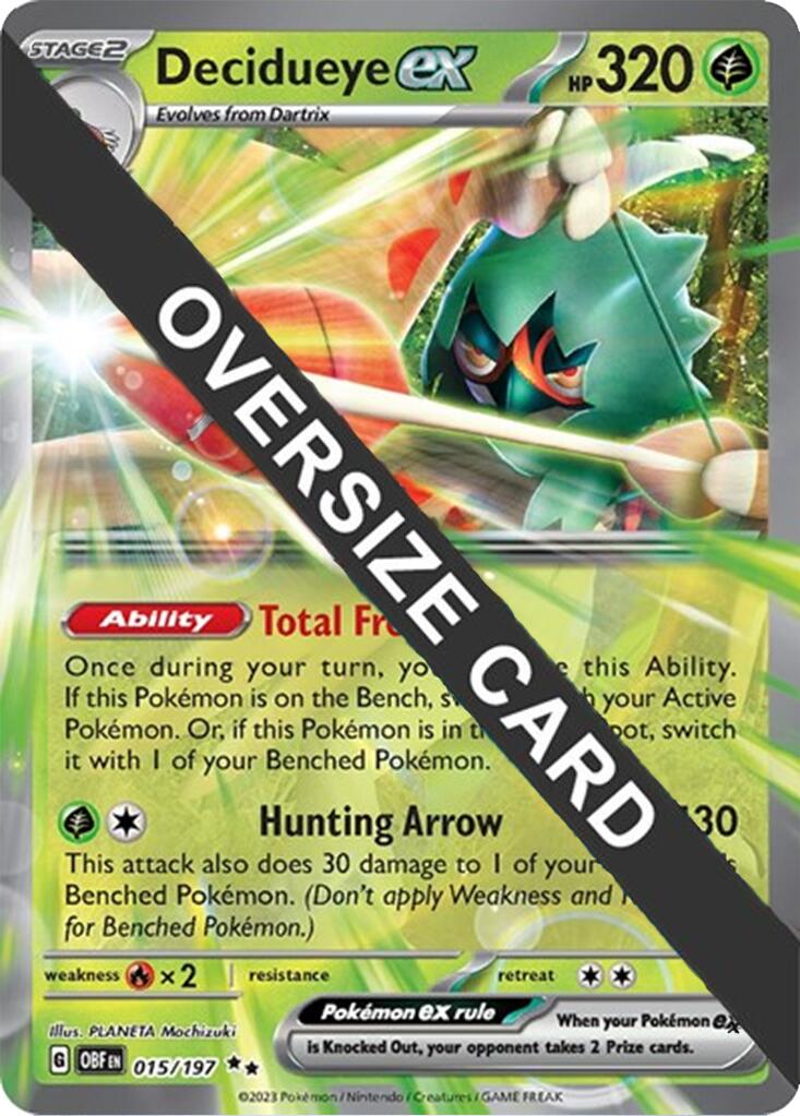 Decidueye ex (015/197) (Jumbo Card) [Miscellaneous Cards] | Cracking-Singles